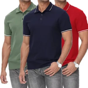 Contrast Oversized Streetwear Polo