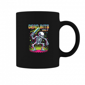 Dead Bits Only Skeleton Gamer Artwork Mug Fiercemanstyle