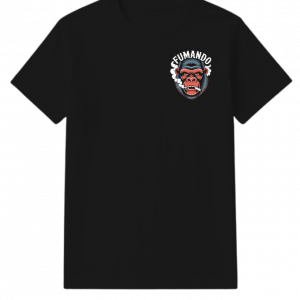 Fumando Gorilla Smoking Cigar Illustration T-Shirt Fiercemanstyle