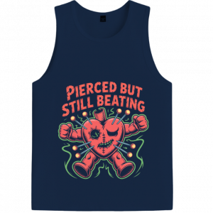Pierced But Still Beating Heart Graphic TankTop Fiercemanstyle