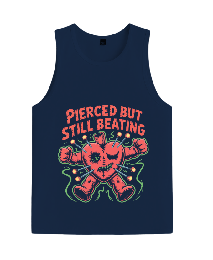 Pierced But Still Beating Heart Graphic TankTop Fiercemanstyle
