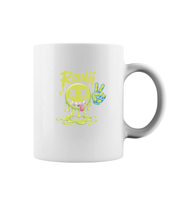 Roni Slime Smiley Face Streetwear Design Mug Fiercemanstyle - Image 3